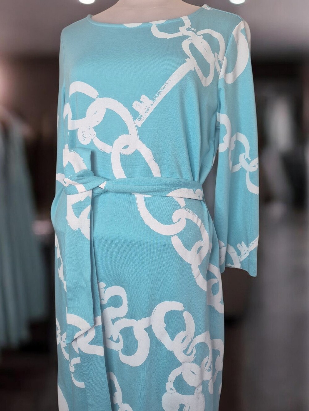 Lilly Pulitzer Brynle Chain Link Print Dress M